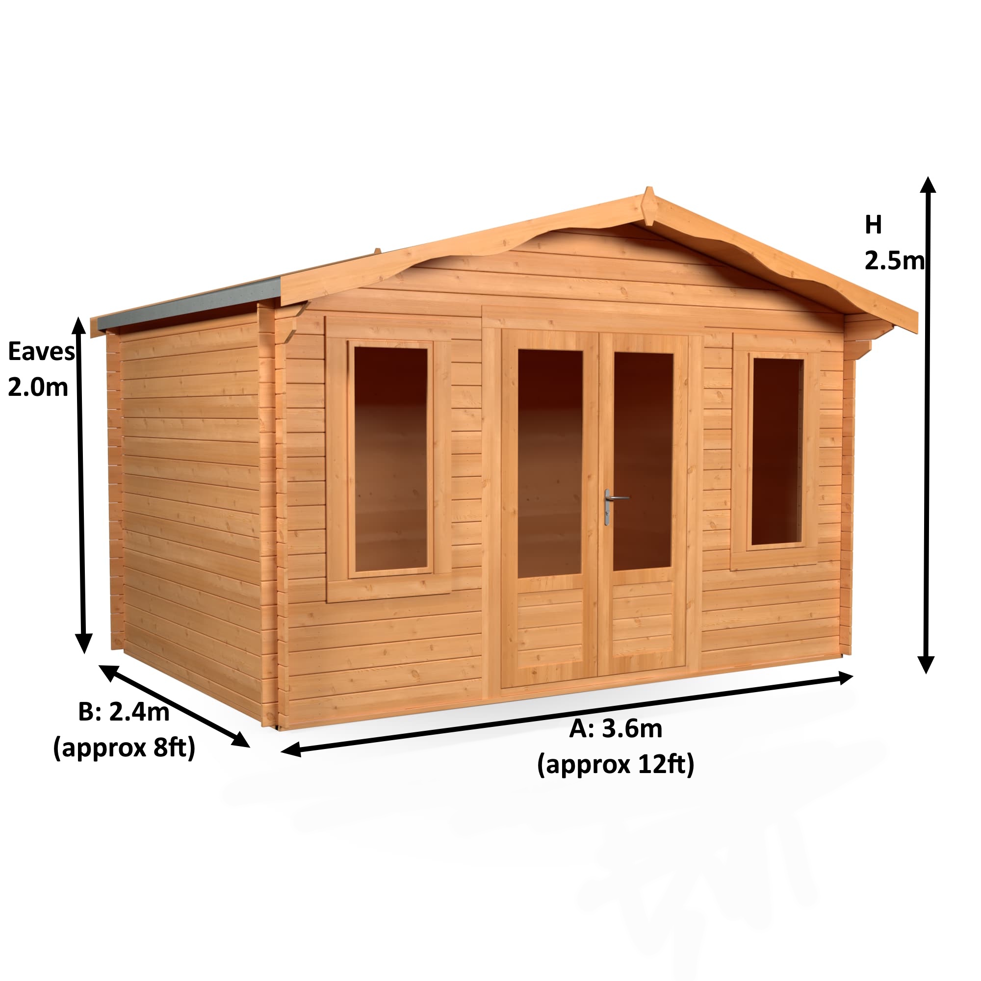 3.6x2.4 Charnwood Apex C Modern 33mm - Image 2