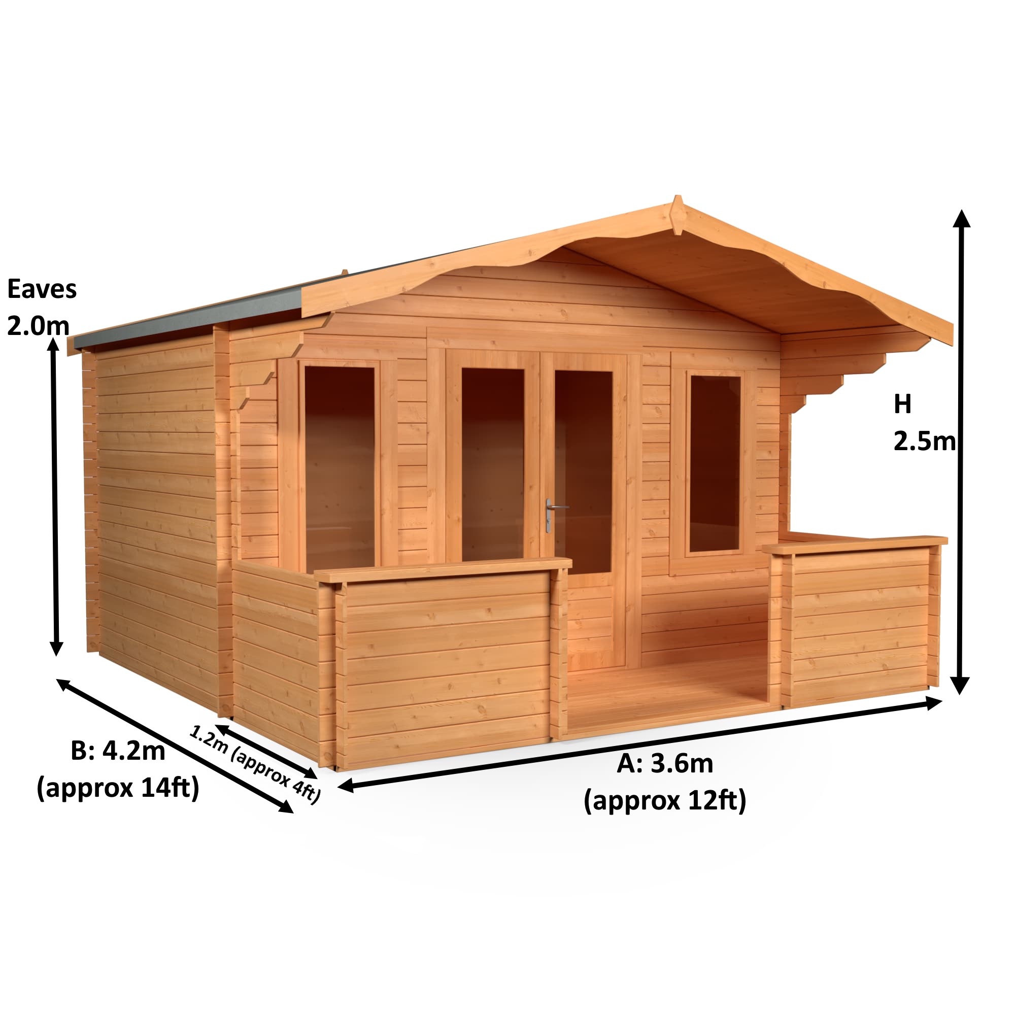 3.6x3.0 Charnwood Apex C Modern 33mm - Image 5